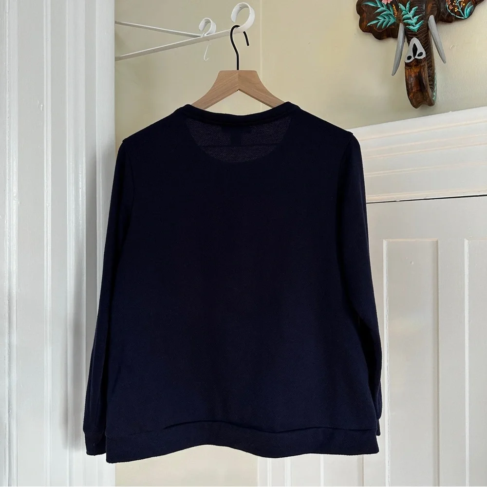 Coldwater Creek Lace Front Sweater - Picture 2 of 4
